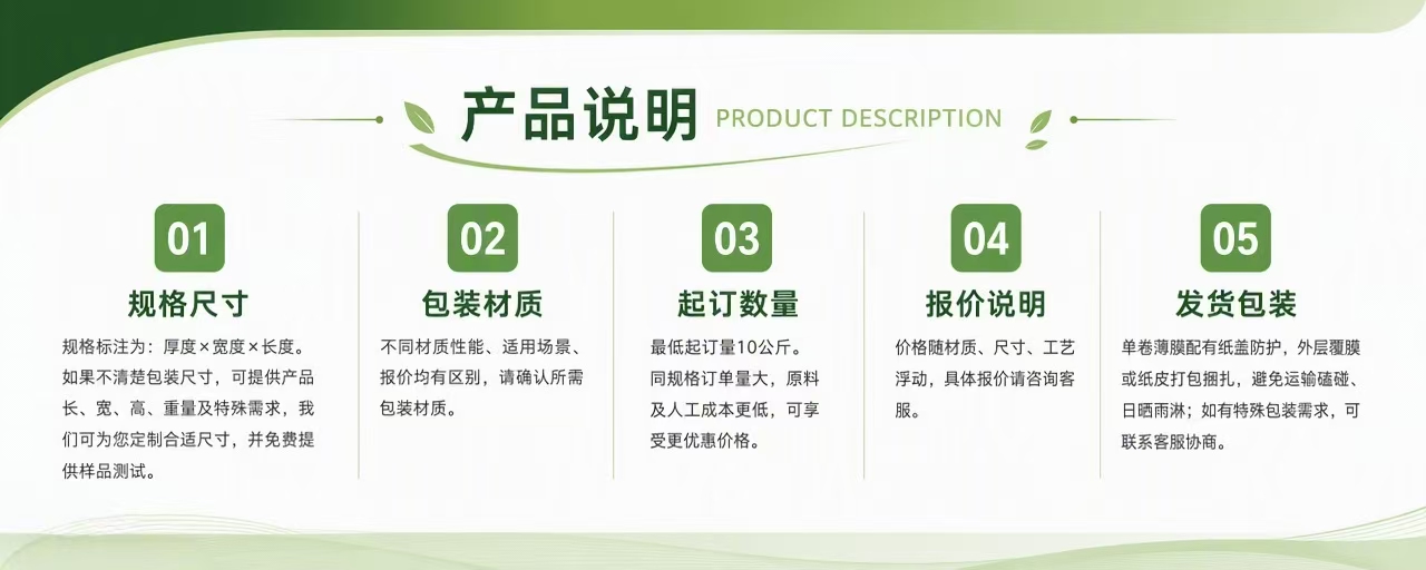 产品购买说明