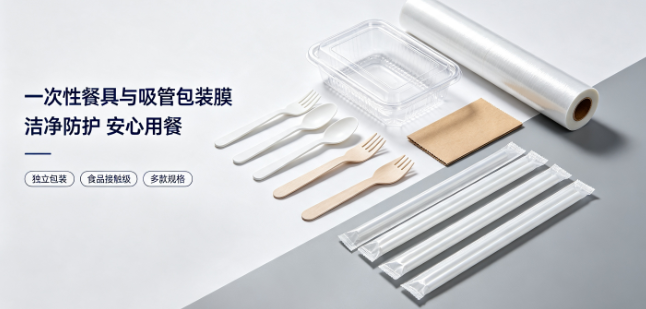 一次性餐具、吸管包装膜